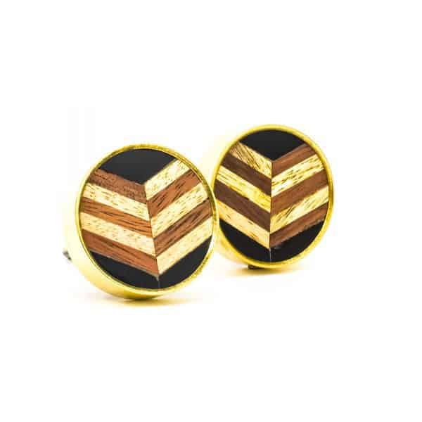 Herringbone and Brass Knob - Herringbone and Brass Knob