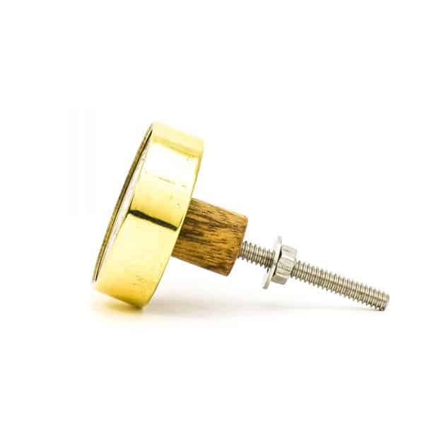 Herringbone and Brass Knob - Herringbone and Brass Knob