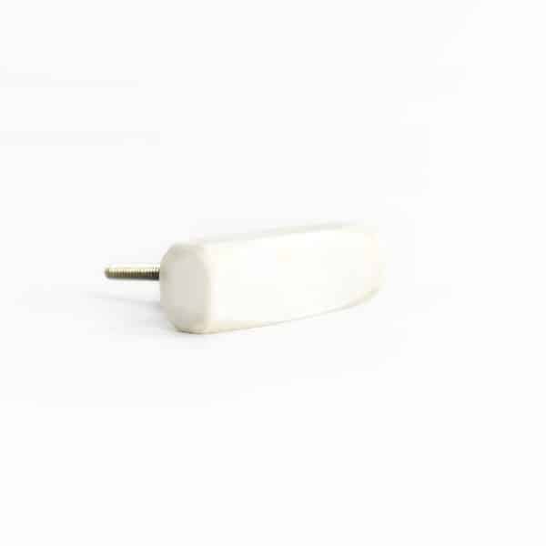 White Wedged Marble Pull - White Wedged Marble Pull