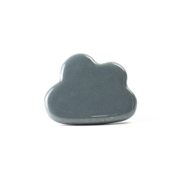 Grey Ceramic Cloud Knob - Grey Ceramic Cloud Knob