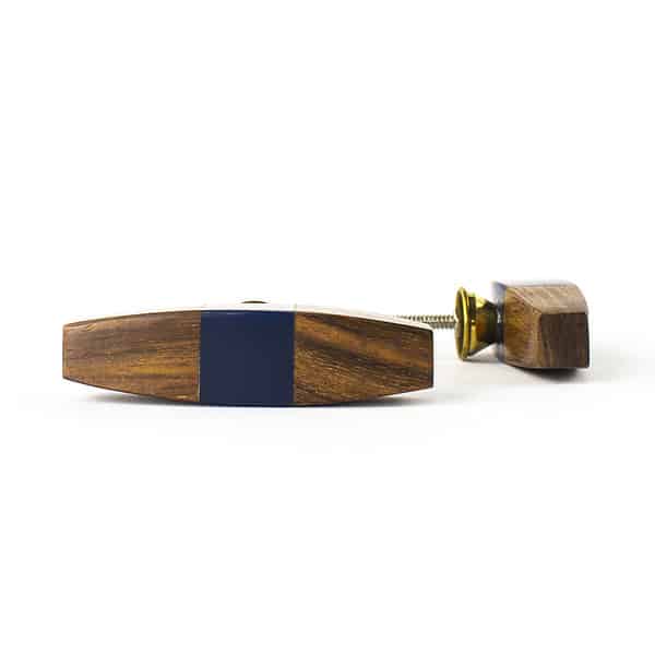 Wood and Blue Resin Pull - Wood and Blue Resin Pull