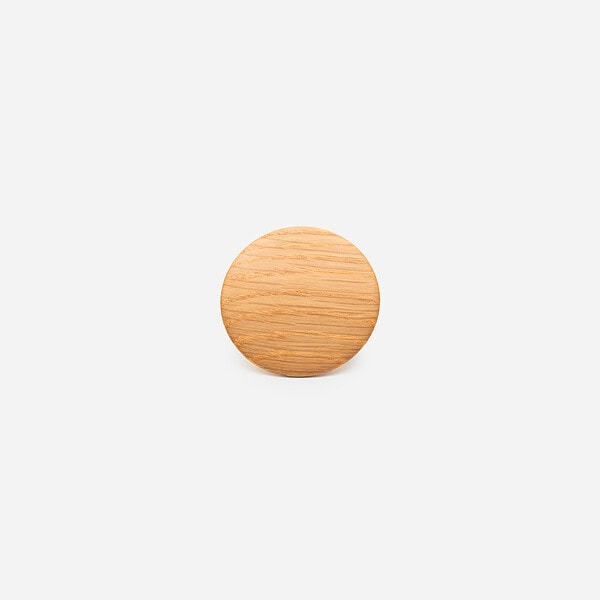 Blyth - Red Oak Wood Disc Knob - Red Oak Wood Disc Knob