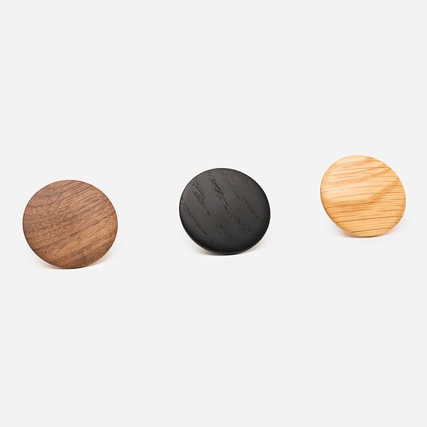 Blyth - Red Oak Wood Disc Knob - Red Oak Wood Disc Knob