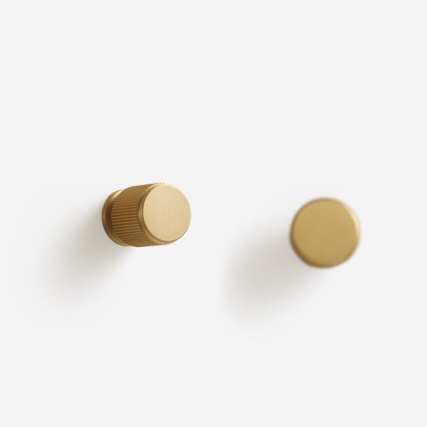 Avila - Matte Brass Knob - Matte Brass Knob