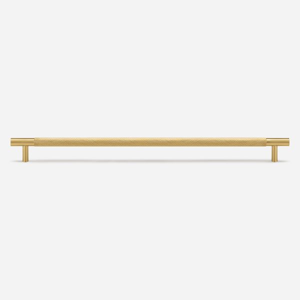 Ekati - Knurled Brushed Brass Handle - Knurled Brushed Brass