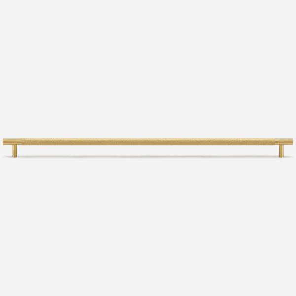 Ekati - Knurled Brushed Brass Handle - Knurled Brushed Brass