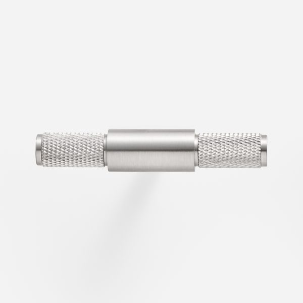 Ekati - Knurled Brushed Nickel Brass Pull - Knurled Brushed Nickel