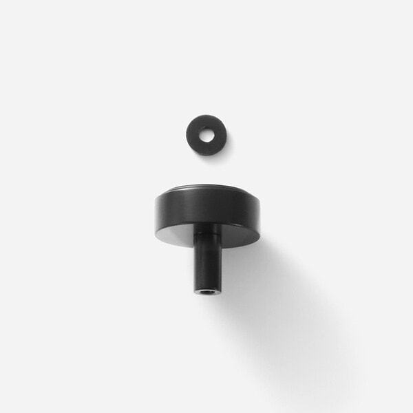 Mir - Matte Black Brass Knob - Matte Black Brass