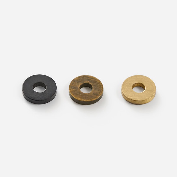 Mir - Matte Black Brass Pull - matte black brass