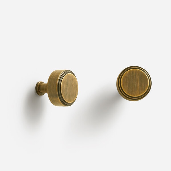 Mir - Antique Bronze Brass Knob - Antique Bronze Brass