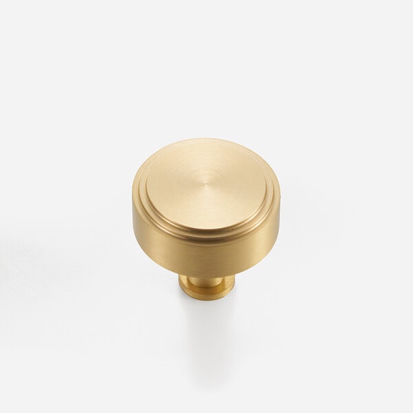 Mir - Brushed Brass Knob - Brushed Brass Knob