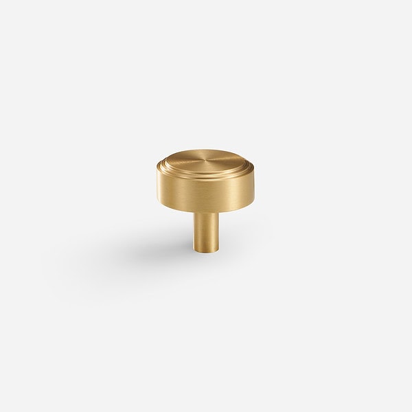 Mir - Brushed Brass Knob - Brushed Brass Knob