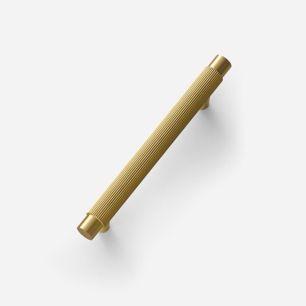 Orapa - Knurled Matte Brass Linear Handle - Knurled Matte Brass