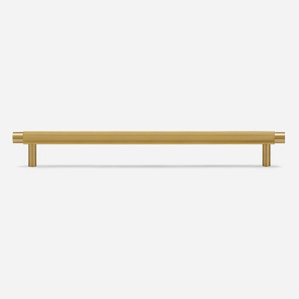 Orapa - Knurled Matte Brass Linear Handle - Knurled Matte Brass