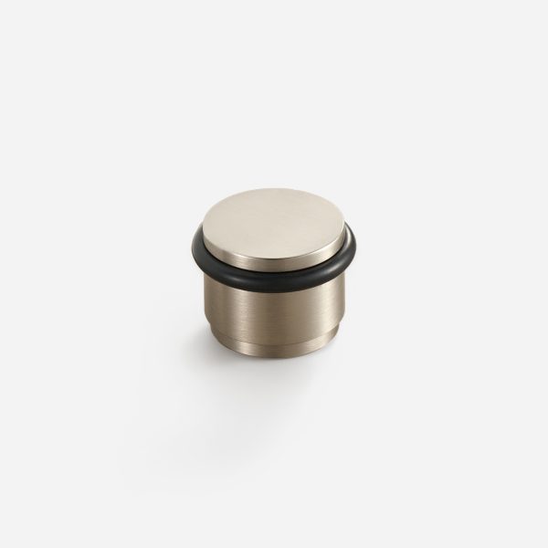 Uji - Brushed Nickel Brass Door Stop - Brushed Nickel Brass Door Stop