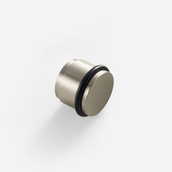 Uji - Brushed Nickel Brass Door Stop - Brushed Nickel Brass Door Stop