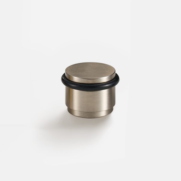 Uji - Brushed Nickel Brass Door Stop - Brushed Nickel Brass Door Stop